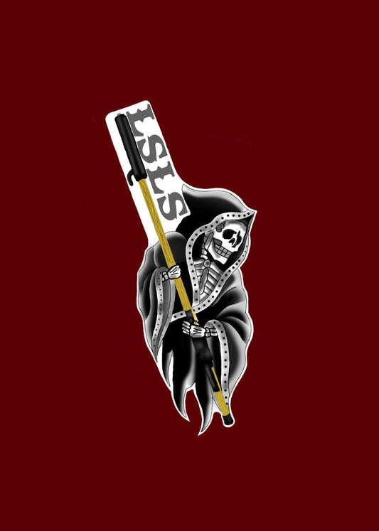 Hot Stick Reaper Sticker